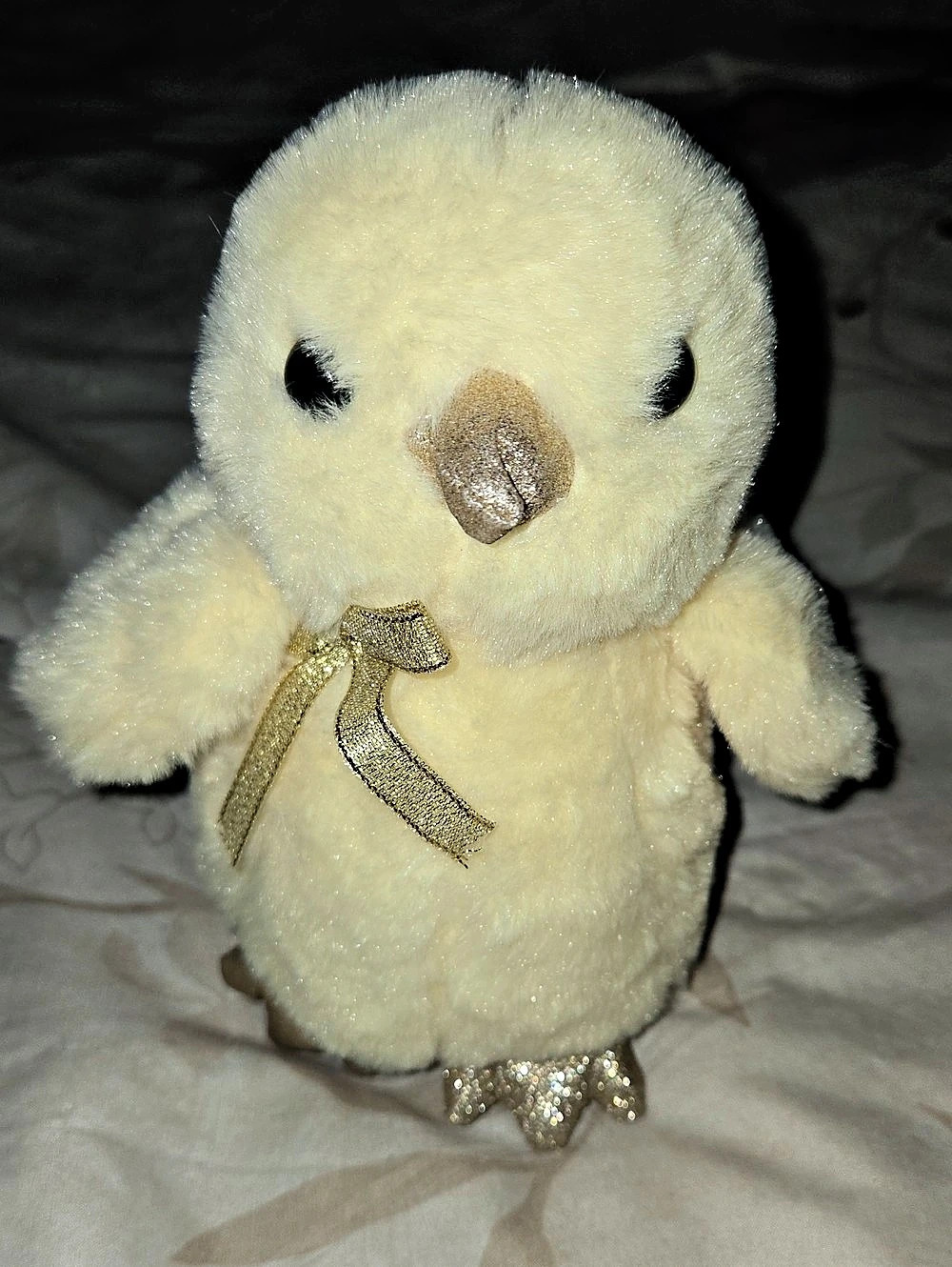 FAO Schwarz Owl Plush Stuffed Animal Yellow